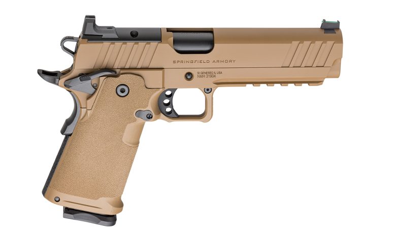 First Look: Springfield Armory 1911 DS Prodigy AOS In Coyote Brown