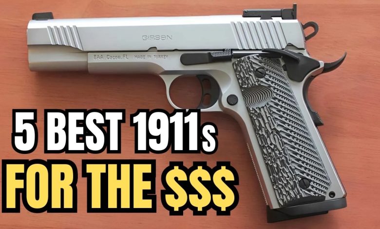 5 Best 1911 Handguns For The Money [You’ll Fall in Love]