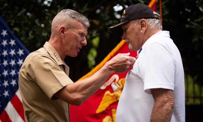 Marine corporal awarded Navy Cross 55 years after Vietnam heroics