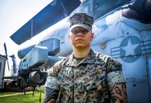 Marine recognized for off-duty heroics that saved a woman’s life