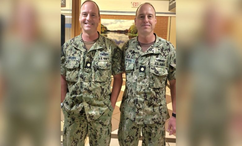 Navy twin brothers start and end 30-year careers side by side