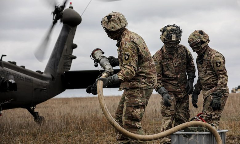 Army looking to streamline and speed up helicopter refuel and resupply