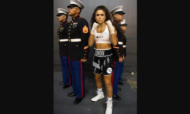 Marine captain makes her professional boxing debut