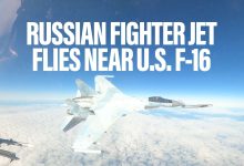 WATCH: Russian fighter jet flies within feet of US F-16 near Alaska