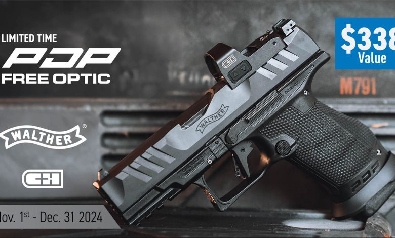 Walther Arms Limited-Time Promotion—Buy a PDP, Get a C&H Precision Red-Dot Optic