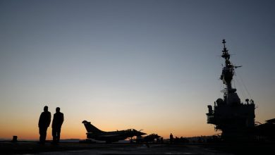 French Navy carrier commander ponders data overload, battle at sea