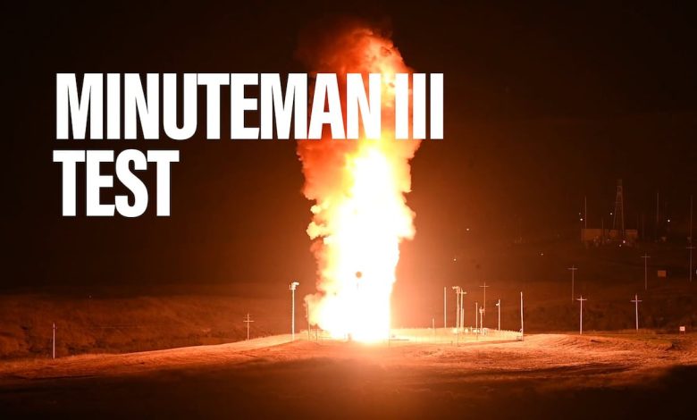 Watch the US Air Force carry out dramatic nighttime Minuteman III test