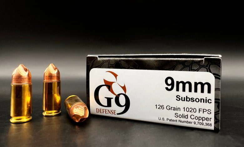 First Look: G9 Defense 126 Grain Subsonic 9mm Ammunition