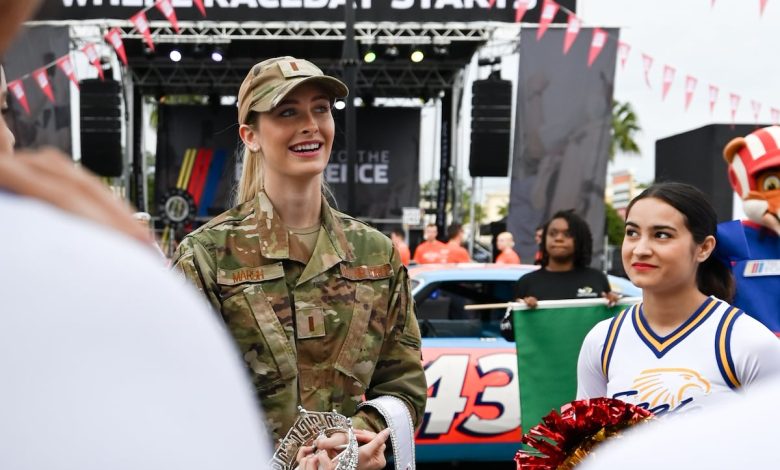 Camouflage and tiaras: First active-duty Miss America reflects on year