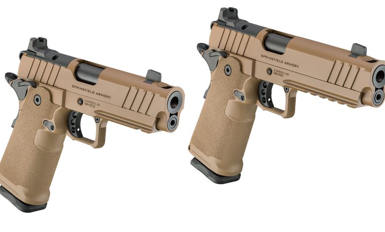 First Look: Springfield Armory Coyote Brown 1911 DS Prodigy Comp 9mm