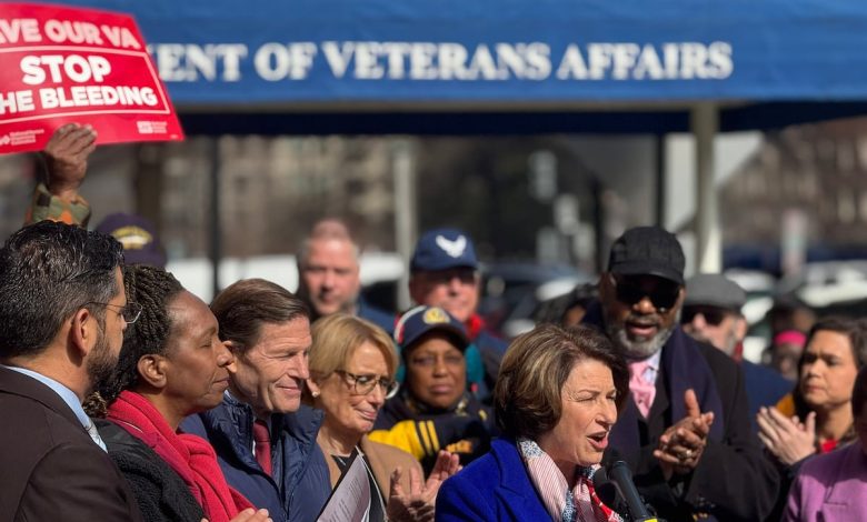 Protestors demand VA oppose Trump efforts to trim federal workforce