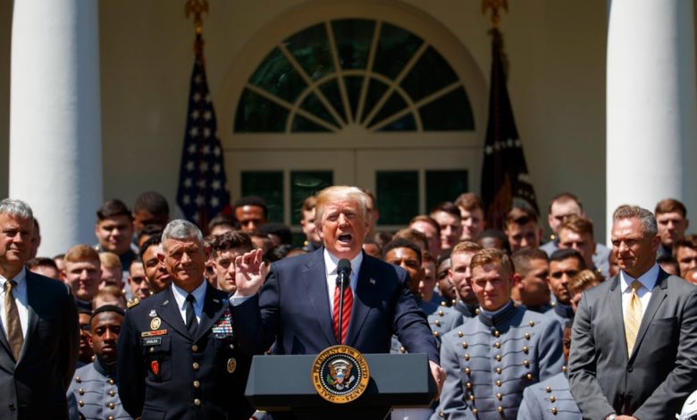 Trump fires service academy boards that oversee morale, academics