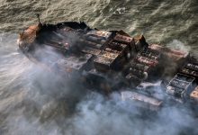 Man arrested in cargo ship crash with tanker carrying US military fuel