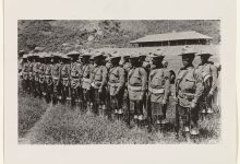 This Philippine Scout fired his rifle with one hand to save his squad