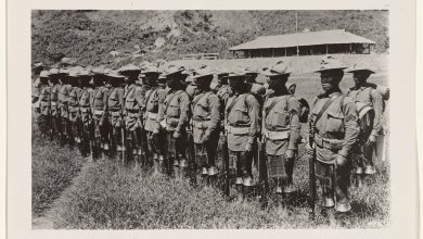 This Philippine Scout fired his rifle with one hand to save his squad