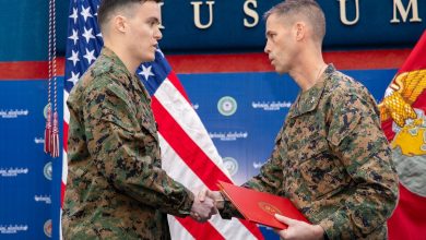 Marine gets highest noncombat award for acts in fatal Osprey crash