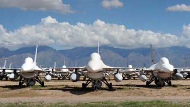 US Air Force sending ‘boneyard’ F-16s to Ukraine for spare parts