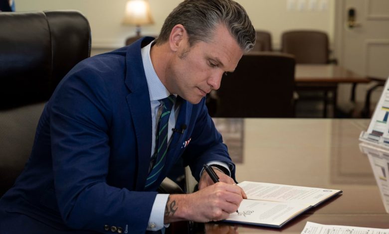 Hegseth bans affirmative action at military service academies Hegseth bans affirmative action at military service academies
