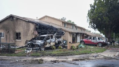 Private plane crashes into San Diego military housing neighborhood