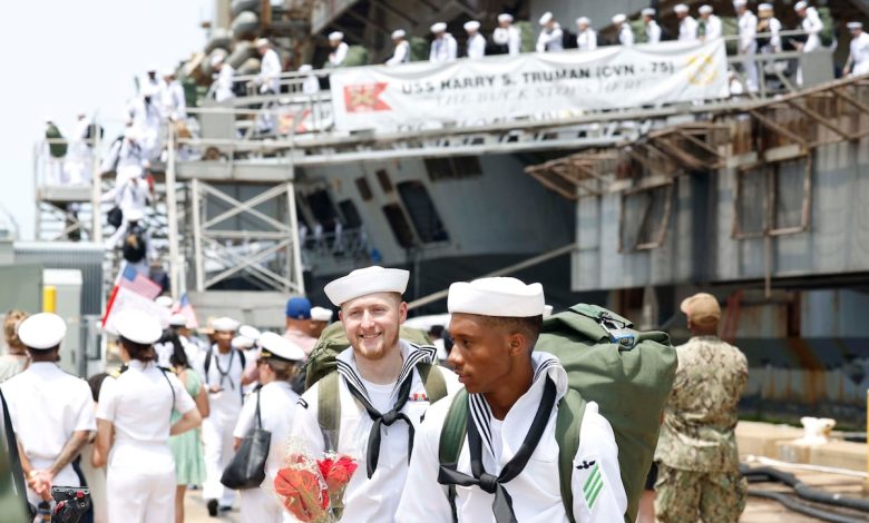 USS Harry S. Truman returns to US after months of battling Houthis USS Harry S. Truman returns to US after months of battling Houthis