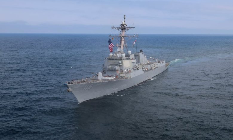 US shifts warships in Mideast in response to Israel strikes US shifts warships in Mideast in response to Israel strikes