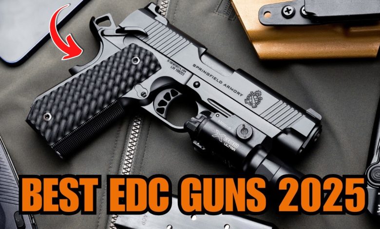Top 8 Best Compact Handguns for Everyday Carry in 2025