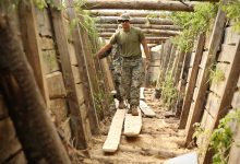 Marines and sailors combat drone threats by digging trenches