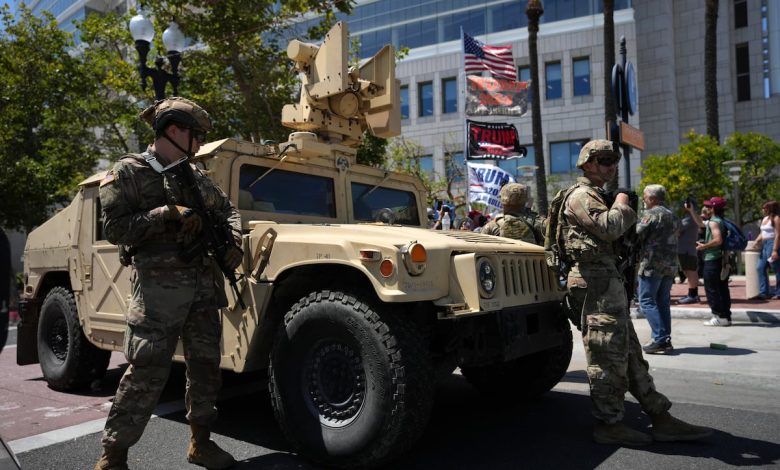Judge asks if troops in Los Angeles are violating Posse Comitatus Act
