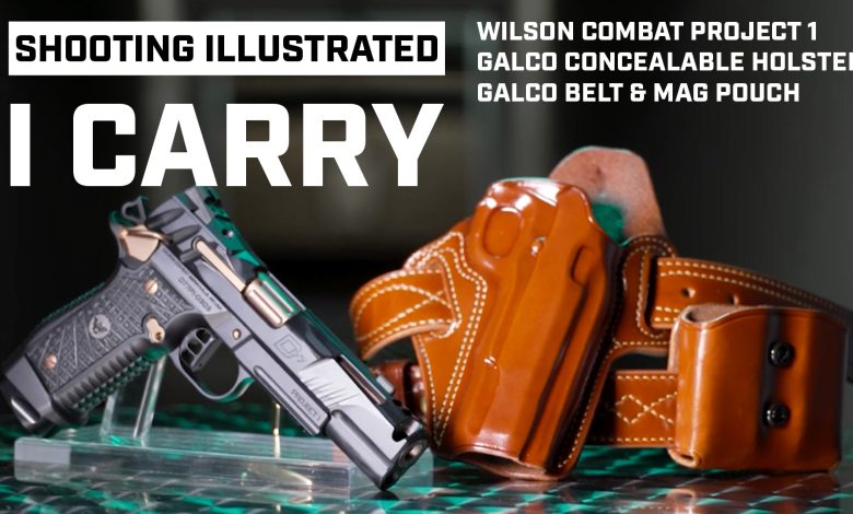 I Carry: Wilson Combat Division 77 Project 1 9mm Pistol in a Galco Holster I Carry: Wilson Combat Division 77 Project 1 9mm Pistol in a Galco Holster