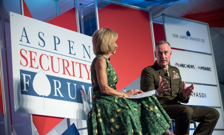 Pentagon yanks speakers from Aspen Security Forum, blasts its values Pentagon yanks speakers from Aspen Security Forum, blasts its values