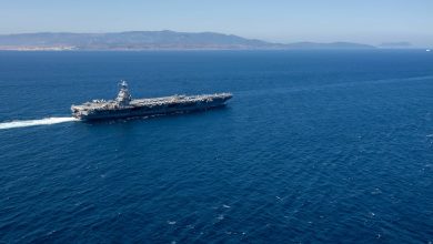USS Gerald R. Ford transits Strait of Gibraltar