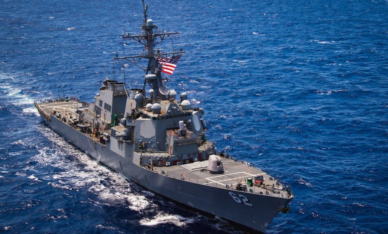 Iran state TV says helicopter confronted US destroyer in Gulf of Oman