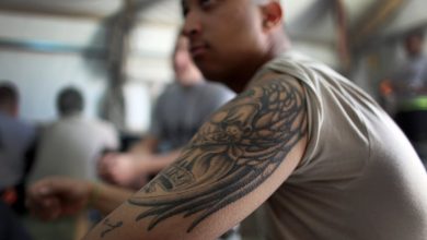 The evolution of military tattoos, from Sailor Jerry to skull logos