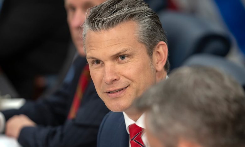 Hegseth tells lawmakers of plan to detain immigrants at 2 US bases