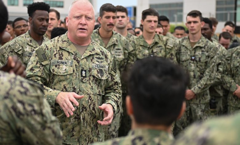 Master Chief Petty Officer of the Navy James Honea set to retire