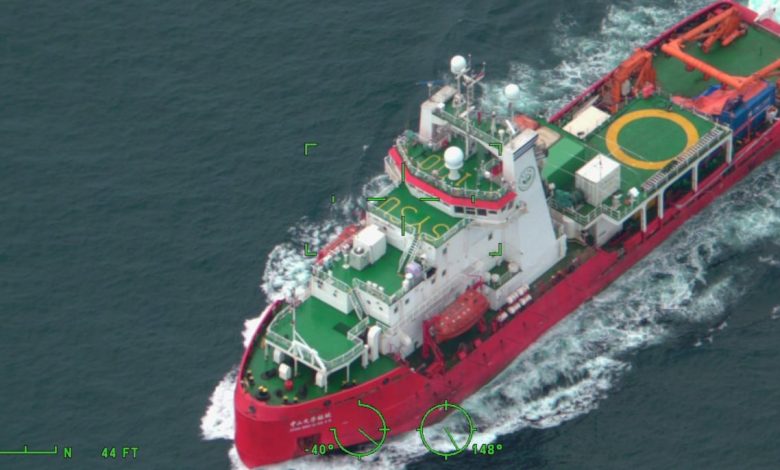 Chinese research ships in US Arctic draw Coast Guard response