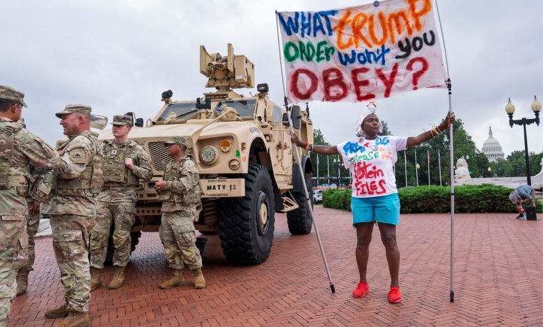 Trump plans to patrol DC with National Guard on Thursday