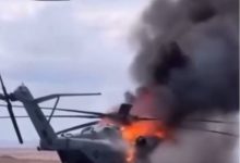 Marines investigating massive fire that engulfed CH-53E helicopter
