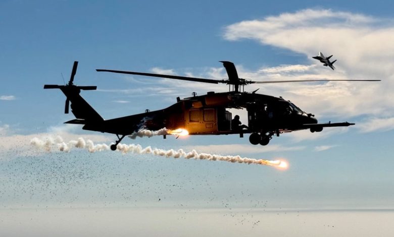 National Guard tests F-15 fighter against helicopters National Guard tests F-15 fighter against helicopters