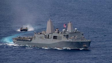 Sailors battle blaze aboard USS New Orleans off Japan’s coast