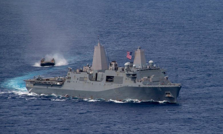 Sailors battle blaze aboard USS New Orleans off Japan’s coast