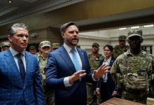 Vance, Hegseth visit troops amid growing Guard presence in DC