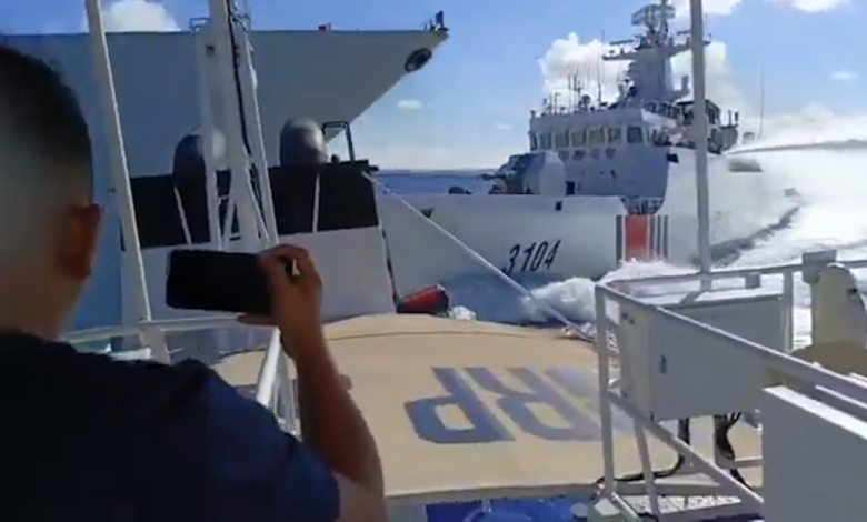 Two Chinese military vessels collide in South China Sea Two Chinese military vessels collide in South China Sea