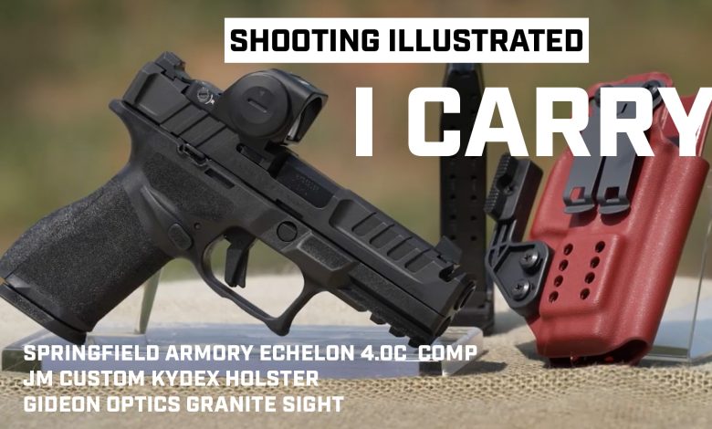I Carry: Springfield Armory Echelon 4.0C Comp 9mm Pistol in a JM Custom Kydex Holster