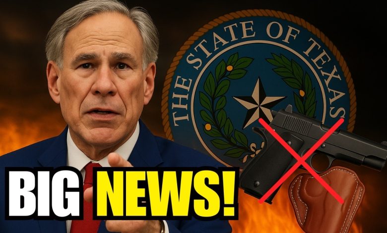 Texas Governor Signs New Law Banning Local Gun Registries