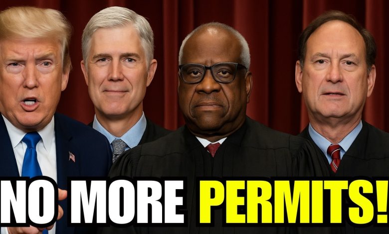 BREAKING: Supreme Court Ends Firearm Permits Through Emergency Decision Supported by DOJ and States!