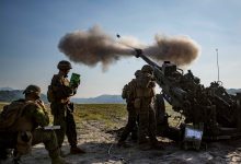 Marine artillery shell explodes over highway during drill, police say