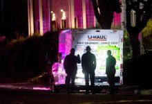 Shots fired after truck rams into California Coast Guard base