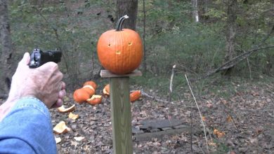 Pumpkin Carving  2025 with a 45 ACP Pumpkin Carving  2025 with a 45 ACP