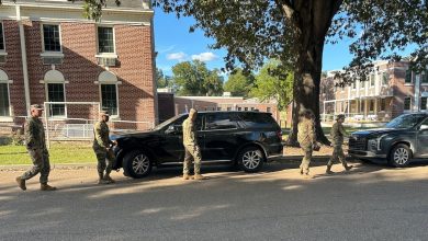 Hegseth and Bondi rally federal agents and troops in Memphis